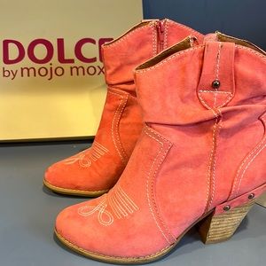 Dusty Pink Cowboy Boots